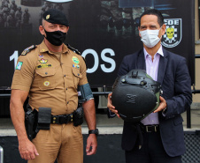 Curitiba, 26 de março de 2021. Entrega de Equipamento ao Esquadrão Antibomba - BOPE