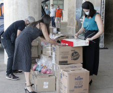 Segurança Pública arrecada 1,4 mil ovos de chocolate para a campanha Páscoa Solidária. Foto:SESP