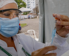 Paraná ultrapassa marco de 1 milhão de pessoas vacinadas.

Foto: Gilson Abreu/AEN