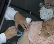 Paraná ultrapassa marco de 1 milhão de pessoas vacinadas.

Foto: Gilson Abreu/AEN