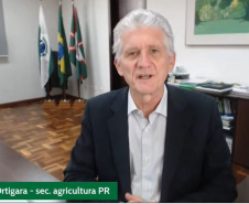 Paraná apresenta iniciativas sustentáveis na agropecuária. Na foto, o secretário Norberto Ortigara - Curitiba, 30/03/2021  -  Foto: SEAB