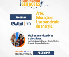 O programa Iluminando Gerações já é conhecido dos professores de Ensino Fundamental I na rede pública do Paraná. Palestrantes da Copel frequentam, há algumas décadas, as salas de aula de 4o e 5o anos para levar informações sobre o uso seguro e eficiente da energia elétrica. -  Curitiba, 05/04/2021  -  Foto: Divulgação Copel