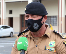 Curitiba, 06 de abril de 2021. Coletiva de Imprensa  - Operação Rio II da Polícia Militar desarticula grupo que praticava tráfico e homicídios no Litoral do estado.
