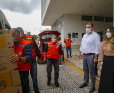 A edição 2021 da campanha Cesta Solidária Paraná, encerrada na terça-feira (06), conseguiu arrecadar mais de 200 toneladas de alimentos.
Foto Gilson abreu/AEN