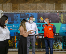 A edição 2021 da campanha Cesta Solidária Paraná, encerrada na terça-feira (06), conseguiu arrecadar mais de 200 toneladas de alimentos.
Foto Gilson abreu/AEN