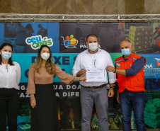 A edição 2021 da campanha Cesta Solidária Paraná, encerrada na terça-feira (06), conseguiu arrecadar mais de 200 toneladas de alimentos.
Foto Gilson abreu/AEN