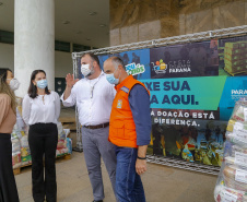 A edição 2021 da campanha Cesta Solidária Paraná, encerrada na terça-feira (06), conseguiu arrecadar mais de 200 toneladas de alimentos.
Foto Gilson abreu/AEN