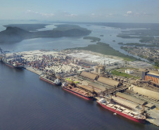 04/2019 - Porto de Paranaguá. Foto: José Fernando Ogura/ANPr