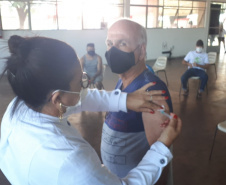 Vacinação contra a Covid-19 em Goioerê.