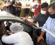 Vacinação contra a Covid-19 em Sarandi.