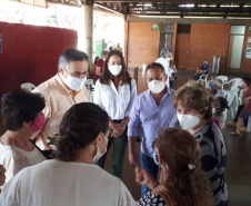 Vacinação contra a Covid-19 em Cambé. Foto:SESA