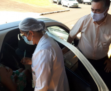 Vacinação contra a Covid-19 em Cambé. Foto:SESA