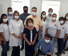 Vacinação contra a Covid-19 em Sertaneja. Foto:SESA