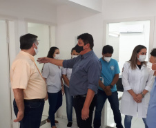 Vacinação contra a Covid-19 em Sertaneja. Foto:SESA