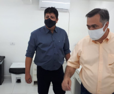 Vacinação contra a Covid-19 em Sertaneja. Foto:SESA