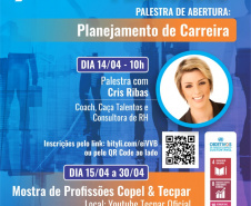 Copel e Tecpar lançam projeto de aconselhamento profissional para jovens.