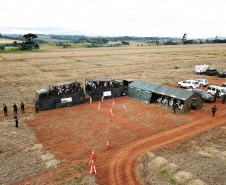 Em Ponta Grossa, Exército vistoria local de possível instalações da Escola de Sargentos de Armas - ESA. Ponta Grossa, 13 de abril de 2021.Foto: José Fernando Ogura/ AEN