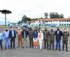 Em Ponta Grossa, Exército vistoria local de possível instalações da Escola de Sargentos de Armas - ESA. Ponta Grossa, 13 de abril de 2021.Foto: José Fernando Ogura/ AEN
