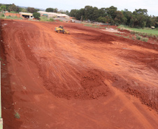 O secretário estadual da Segurança Pública, Romulo Marinho, acompanha obras da nova Cadeia Pública de Foz do Iguaçu. Foto:SESP