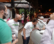 Corujão da Vacinação em Jacarezinho. Foto: Divulgação