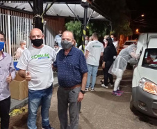 Corujão da Vacinação em Jacarezinho. Foto: Divulgação