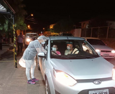 Corujão da Vacinação em Jacarezinho. Foto: Divulgação