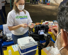 Corujão da Vacina em Cornélio Procópio. Foto: Divulgação