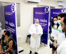 Corujão da Vacinação em Londrina. Foto:Divulgação