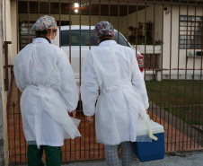 Corujão da Vacinação em Pinhais. Foto:Divulgação