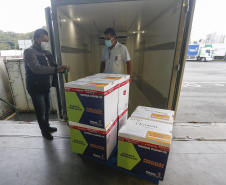 Todas as vacinas são destinadas à primeira dose de grupos prioritários cuja imunização já está em andamento: pessoas de 60 a 64 anos e profissionais da segurança pública e salvamento.
Foto: Jonathan Campos/AEN