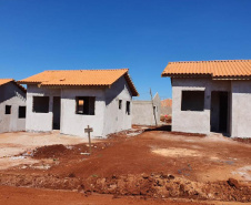 As obras de construção de casas populares para famílias carentes de Marumbi e Lunardelli, cidades da região do Vale do Ivaí, aproximam-se da metade. Os projetos contemplam a construção de 78 novas moradias nos dois municípios, em um projeto de R$ 5,3 milhões viabilizados pelo Governo do Paraná junto ao Banco Interamericano de Desenvolvimento.  -  Curitiba, 28/04/2021  -  foto: Cohapar