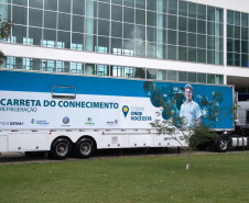 Governo anuncia abertura de vagas para cursos das Carretas do Conhecimento Online em 17 municípios do Paraná  -  Foto: Divulgação SEJUF