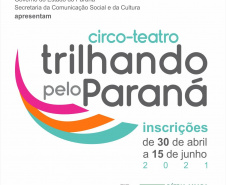 Companhias que se apresentam pelo Estado podem ser contempladas pelo edital "Trilhando pelo Paraná", que será lançado nesta sexta-feira (30/04) pela Secretaria da Comunicação Social e da Cultura, por meio da Superintendência-Geral da Cultura. - Curitiba, 29/04/2021  -  Foto: SEEC