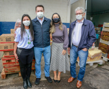 Governo comemora um ano do Banco de Alimentos da Ceasa Paraná - Foto: Valdelino Pontes