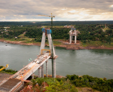 Nova ponte Brasil-Paraguai, em Foz, atinge 52% de execução

Foto: Alexandre Marchetti/Itaipu Binacional