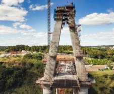 Nova ponte Brasil-Paraguai, em Foz, atinge 52% de execução

Foto: Alexandre Marchetti/Itaipu Binacional