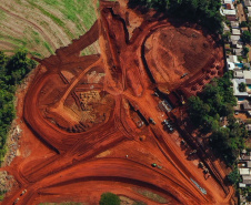 Nova ponte Brasil-Paraguai, em Foz, atinge 52% de execução
Foto: Alexandre Marchetti/Itaipu Binacional