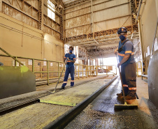 Neste dia 1º de maio, Dia do Trabalhador, a Portos do Paraná destaca a importância do trabalho portuário para a manutenção de diversas atividades econômicas no Estado, direta ou indiretamente.  -  Fotos: Arquivo/ Claudio Neves/Portos do Paraná