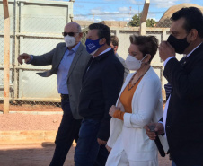 secretário estadual do Desenvolvimento Sustentável e do Turismo, Márcio Nunes, durante inauguração da usina termelétrica pública a biogás em Ponta Grossa, nos Campos Gerais, nesta sexta-feira (30).  -  Ponta Grossa, 30/04/2021  -  foto: SEDEST