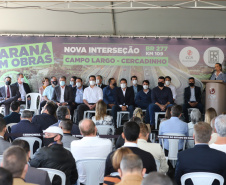 O governador Carlos Massa Ratinho Junior inaugura nesta segunda-feira (3), o  viaduto Prefeito Marcelo Puppi e  passarela William Haj Mussi, no Km 109 da BR-277, nas proximidades do Cercadinho em Campo Largo.  03/05/2021 - Foto: Geraldo Bubniak/AEN