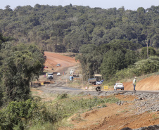 Governador Carlos Massa Ratinho Junior  entrega primeiro trecho de pavimentacao da pr 364, Miguel Picheth, que liga Irati a Sao Mateus do Sul
Foto Gilson Abreu/AEN