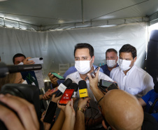 Governador Carlos Massa Ratinho Junior  entrega primeiro trecho de pavimentacao da pr 364, Miguel Picheth, que liga Irati a Sao Mateus do Sul
Foto Gilson Abreu/AEN