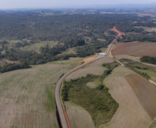 Governador Carlos Massa Ratinho Junior  entrega primeiro trecho de pavimentacao da pr 364, Miguel Picheth, que liga Irati a Sao Mateus do Sul
Foto Gilson Abreu/AEN