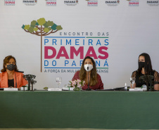 Encontro das primeiras damas do Paraná. Luciana Saito Massa
Foto Gilson Abreu/AEN