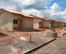 Obras habitacionais em Prudentópolis estão com 90% de conclusão. Foto: Alessandro Vieira/AEN