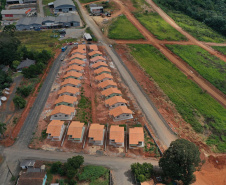 default Obras habitacionais em Prudentópolis estão com 90% de conclusão. Foto: Alessandro Vieira/AEN