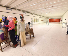 MON realiza exposição do artista francês François Andes. Foto: Kraw Penas/SECC