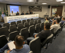 Destaque nacional em gestão portuária e eficiência, os Portos do Paraná querem ser referência, também, em saúde e segurança do trabalho. Por isso, a empresa pública firmou um contrato exclusivo para ações de combate aos acidentes de trabalho. - Paranaguá, 10/05/2021  -  Foto: Claudio Neves/Portos do Paraná