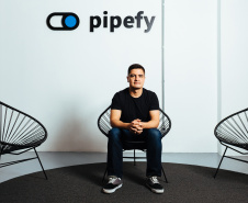 Alessio Alionço, CEO da startup Pipepy   -  Foto: Eduardo Macarios 