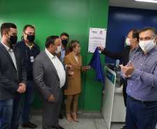O Governo do Estado inaugurou uma nova Unidade Básica de Saúde (UBS) no município de Ponta Grossa nesta terça-feira (11). A obra possui um investimento de R$ 750 mil de repasse estadual. O secretário de Estado da Saúde, Beto Preto, esteve presente na inauguração e falou sobre a importância desta obra para a população.  -  Ponta Grossa, 11/05/2021  -  Foto: Ari Dias/AEN